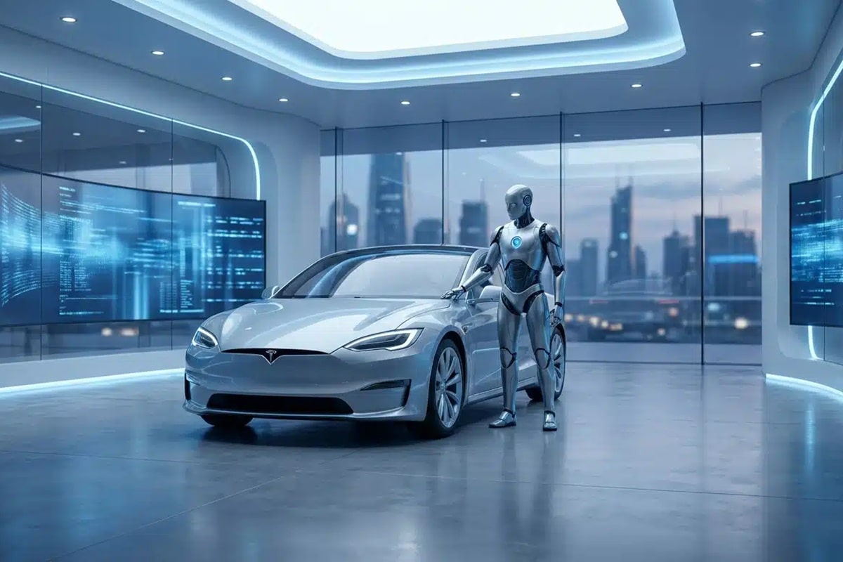 voiture et robotique tesla